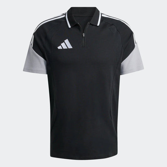 adidas Tiro 26 Competition Polo - Black/Light Onix/White Polo Black Mens Small - Third Coast Soccer