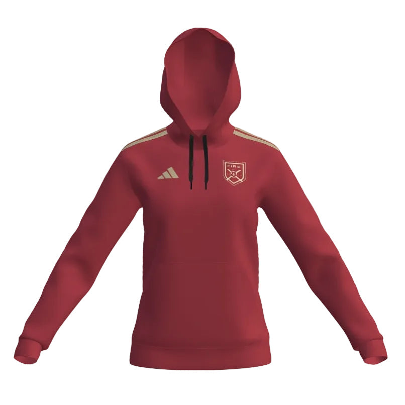 adidas Women's Custom Fire Entrada 26 Hoodie - Red Fire Custom 26 - Third Coast Soccer