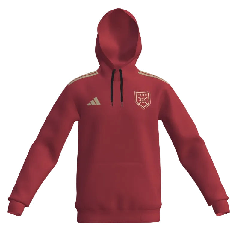 adidas Youth Custom Fire Entrada 26 Hoodie - Red Fire Custom 26 - Third Coast Soccer