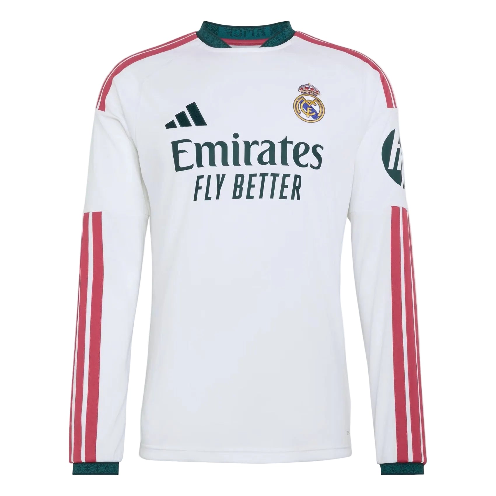 adidas Real Madrid Home LS Jersey 26/27 Club Replica White Mens Small - Third Coast Soccer