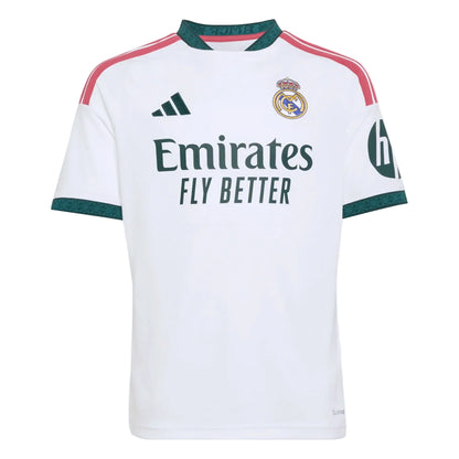 adidas Youth Real Madrid Home Jersey 26/27 Club Replica White Youth Small - Third Coast Soccer
