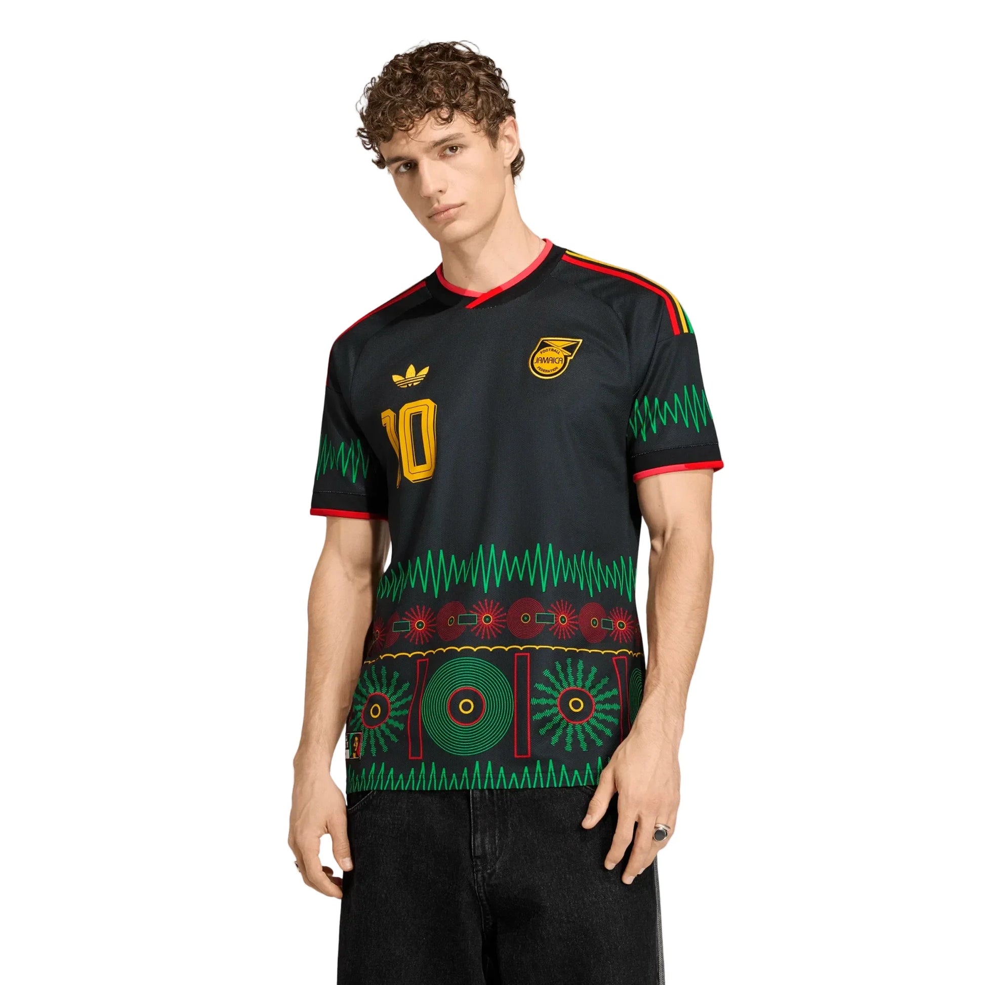 adidas JFF Jamaica Marley 10 Away Jersey 2026 International Replica - Third Coast Soccer