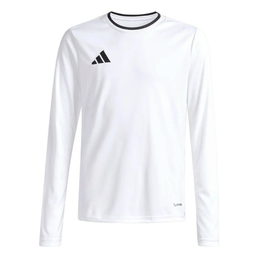 adidas Youth Entrada 26 LS Jersey - White/Black Jerseys - Third Coast Soccer