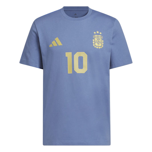 adidas Argentina Messi Tee - Blue International Replica - Third Coast Soccer