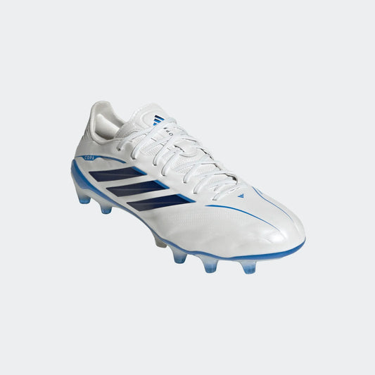 adidas Copa Pure IV Elite FG - White/Metallic/Blue Men's Footwear - Third Coast Soccer