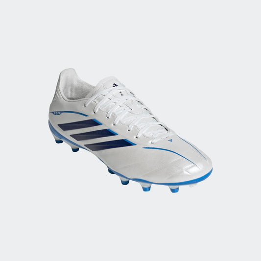 adidas Copa Pure IV League FG - White/Metallic/Blue Mens Footwear White Mens 6.5 - Third Coast Soccer