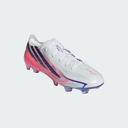 adidas F50 Hyperfast Elite FG - White/Solar Purple/Solar Turbo