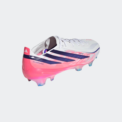 adidas F50 Hyperfast Elite FG - White/Solar Purple/Solar Turbo