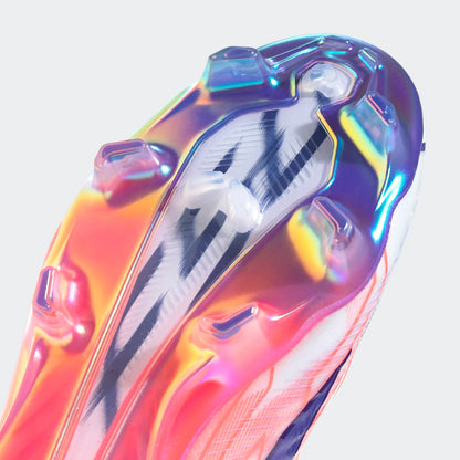 adidas F50 Hyperfast Elite FG - White/Solar Purple/Solar Turbo