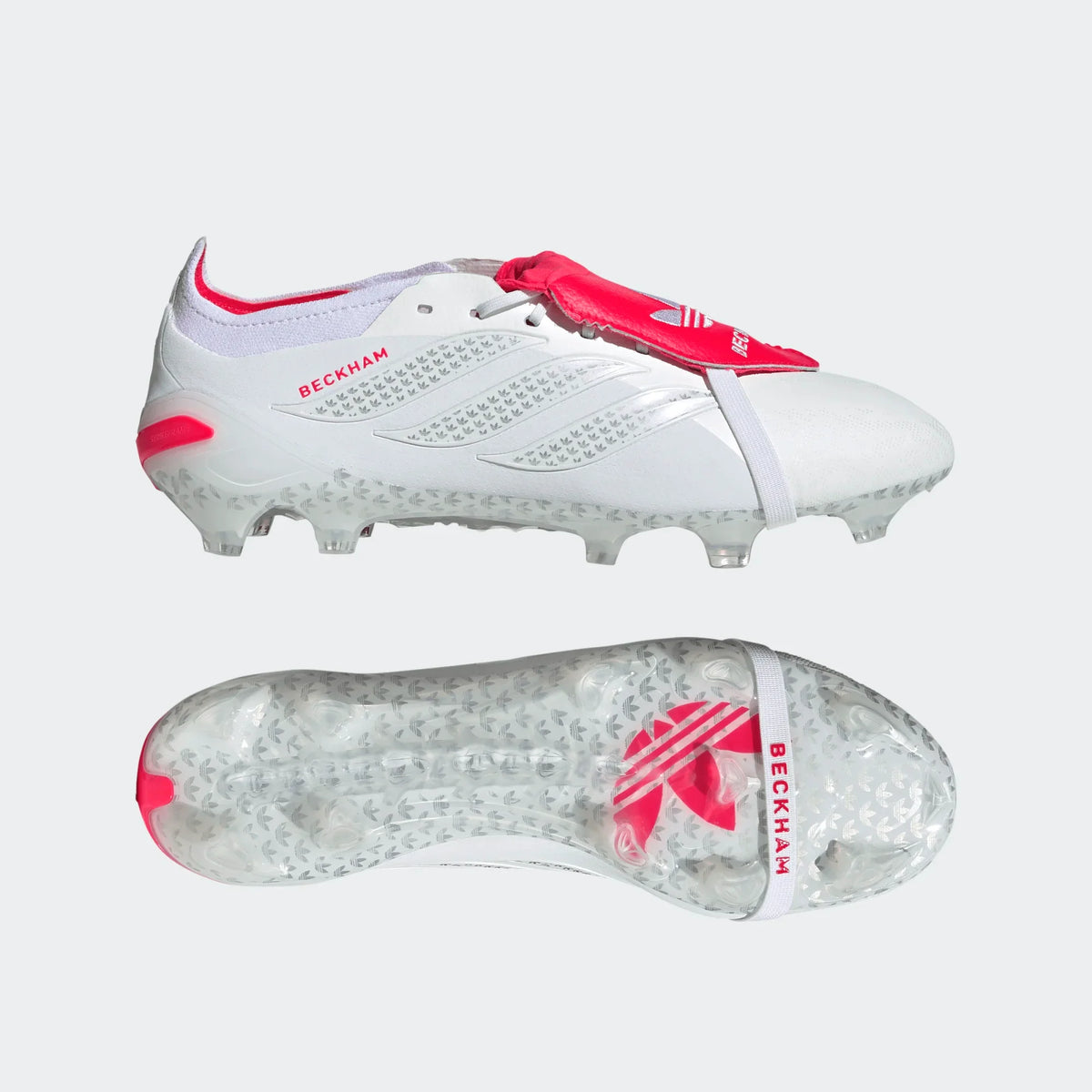 adidas Predator Elite Beckham FT FG - White/Silver/Red