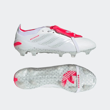 adidas Predator Elite Beckham FT FG - White/Silver/Red