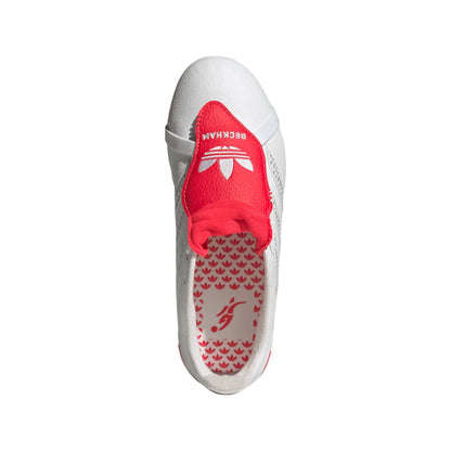 adidas Youth Predator League Beckham FT FG - White/Silver/Red Youth Footwear - Third Coast Soccer