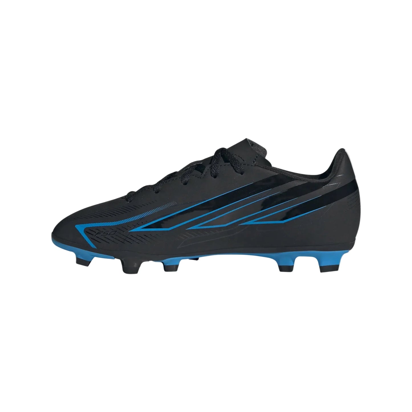 adidas Youth F50 Hyperfast Club FG - Black/Blue