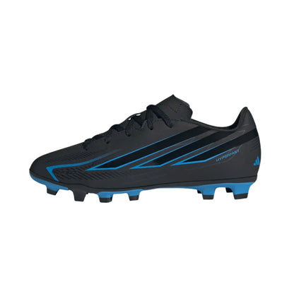 adidas Youth F50 Hyperfast Club FG - Black/Blue