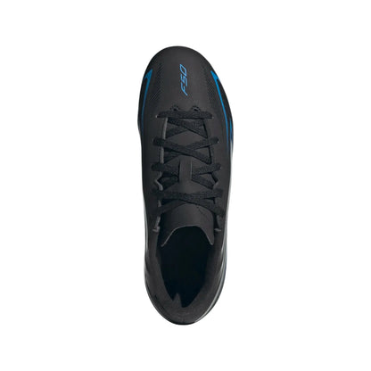 adidas Youth F50 Hyperfast Club FG - Black/Blue