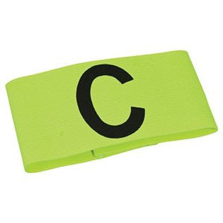 Kwik Goal Captain "C" Armband - Fluorescent Yellow Player Accessories Fluorescent Yellow  - Third Coast Soccer