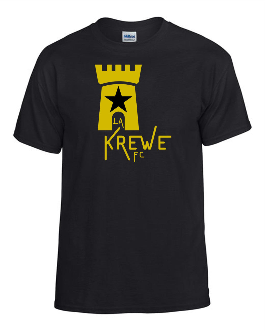 Gcpl Louisiana Krewe Short-Sleeve Shirt Gulf Coast Premier League Mens Small Black - Third Coast Soccer