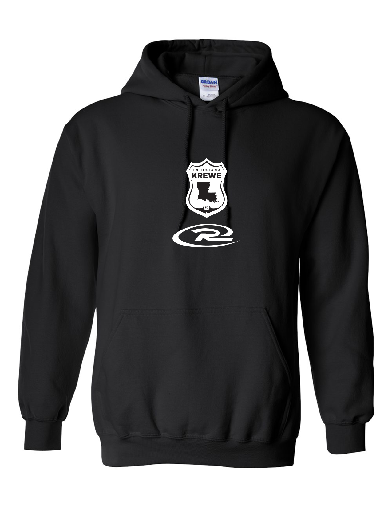 LA Krewe Rush Hoody FC - Black, Sport Grey or White LA Krewe Rush Black Mens Small - Third Coast Soccer