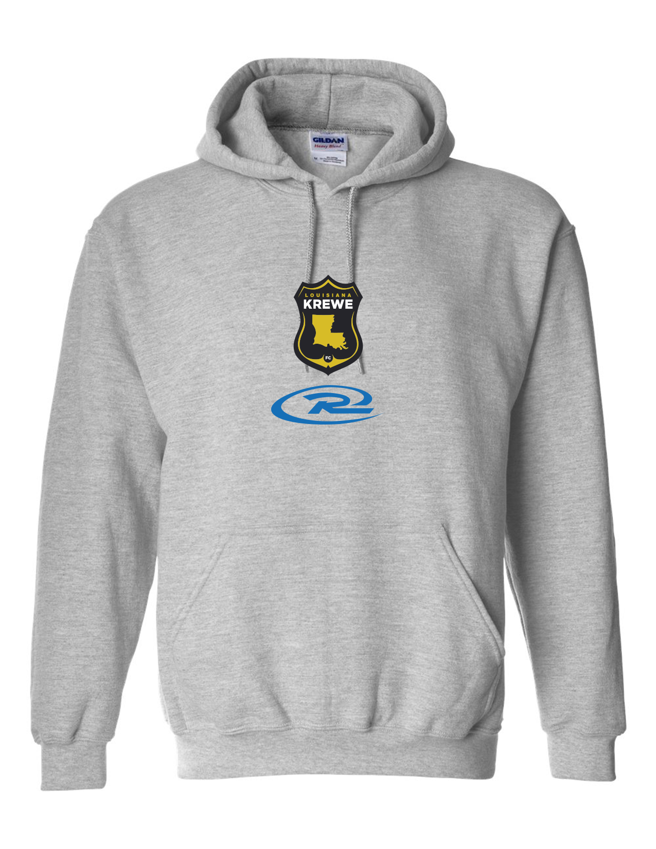 LA Krewe Rush Hoody FC - Black, Sport Grey or White LA Krewe Rush Sport Grey Mens Small - Third Coast Soccer