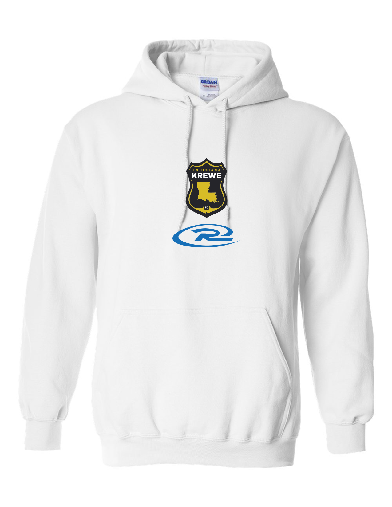 LA Krewe Rush Hoody FC - Black, Sport Grey or White LA Krewe Rush White Mens Small - Third Coast Soccer