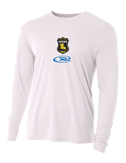 A4 La Krewe-Rush Long-Sleeve Shirt FC - Black, Silver Or White LA Krewe Rush White Mens Small - Third Coast Soccer