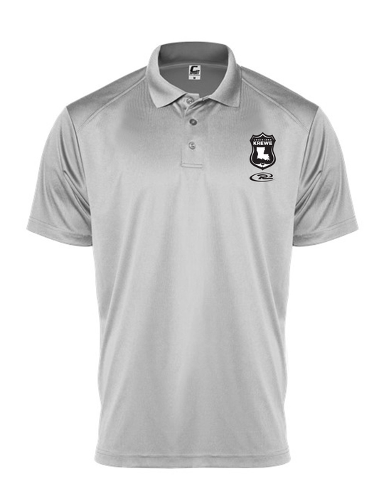 Badger LA Krewe Rush Polo - Silver LA Krewe Rush   - Third Coast Soccer