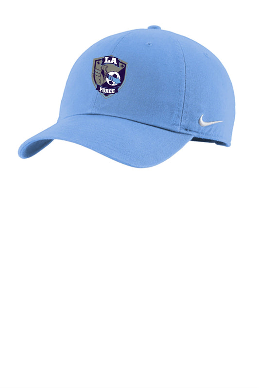 Nike LA Force Heritage Cotton Twill Cap LA FORCE Spiritwear Valor Blue - Third Coast Soccer