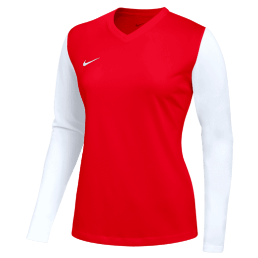 Nike Women's LS Tiempo Premier II Jersey Jerseys University Red/White Womens Xsmall - Third Coast Soccer