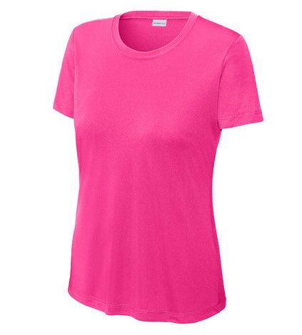 Sport Tek Women's Posicharge Competitor SS Tee T-Shirts Neon Pink Womens XSmall - Third Coast Soccer