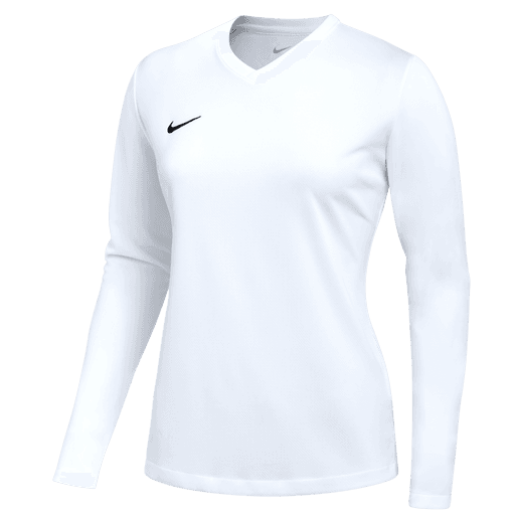 Nike Women's LS Tiempo Premier II Jersey Jerseys White Womens Xsmall - Third Coast Soccer