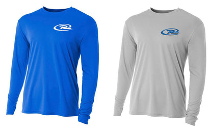 A4 Cajun Rush Alexandria LS Practice Tee Cajun Soccer Club Silver Mens Small - Third Coast Soccer