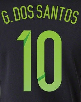 Mexico 15/16 Dos Santos #10 Home Name And Number Set Replica Hero Printing Away Dos Santos 10 - Third Coast Soccer