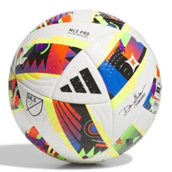 adidas MLS Pro Ball 2024 - White/Black/Solar Gold Equipment   - Third Coast Soccer