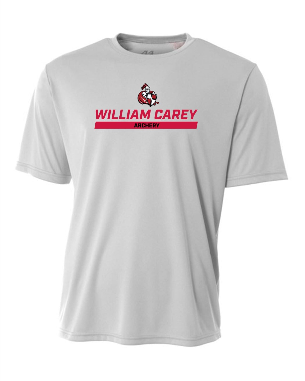 WCU Archery Youth Short-Sleeve Performance Shirt WCU Archery Silver Wc W/Crusader - Third Coast Soccer