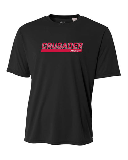 WCU Archery Youth Short-Sleeve Performance Shirt WCU Archery Black Crusader - Third Coast Soccer