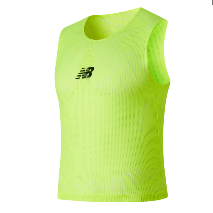 New Balance Training Bibs Training Wear Fluorescent Yellow Small - Third Coast Soccer