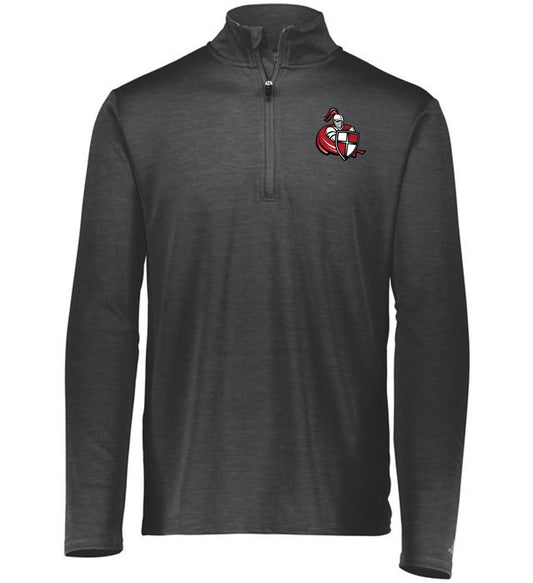 WCU Mens 1/4 Zip Pullover Carey Athletics Black/Stealth Mens Small - Third Coast Soccer