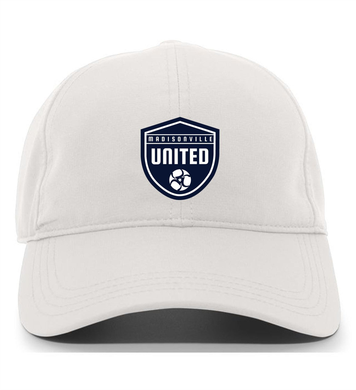 TCS Madisonville United Adjustable Cap Madisonville United Spiritwear Khaki Full Color Patch - Third Coast Soccer