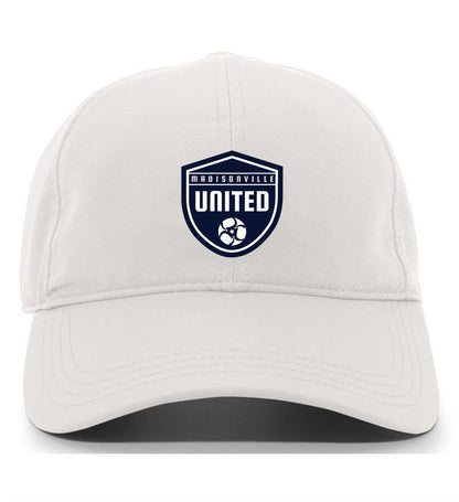 TCS Madisonville United Adjustable Cap Madisonville United Spiritwear Khaki Full Color Patch - Third Coast Soccer