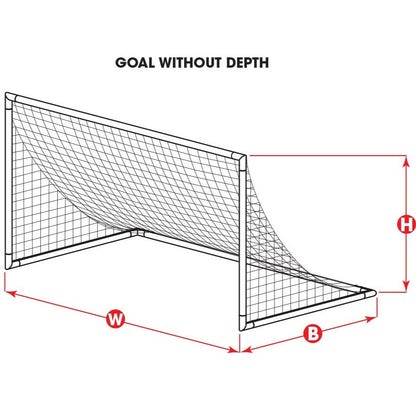 KwikGoal 4Hx6Wx3B 2.4MM Net Nets - Third Coast Soccer