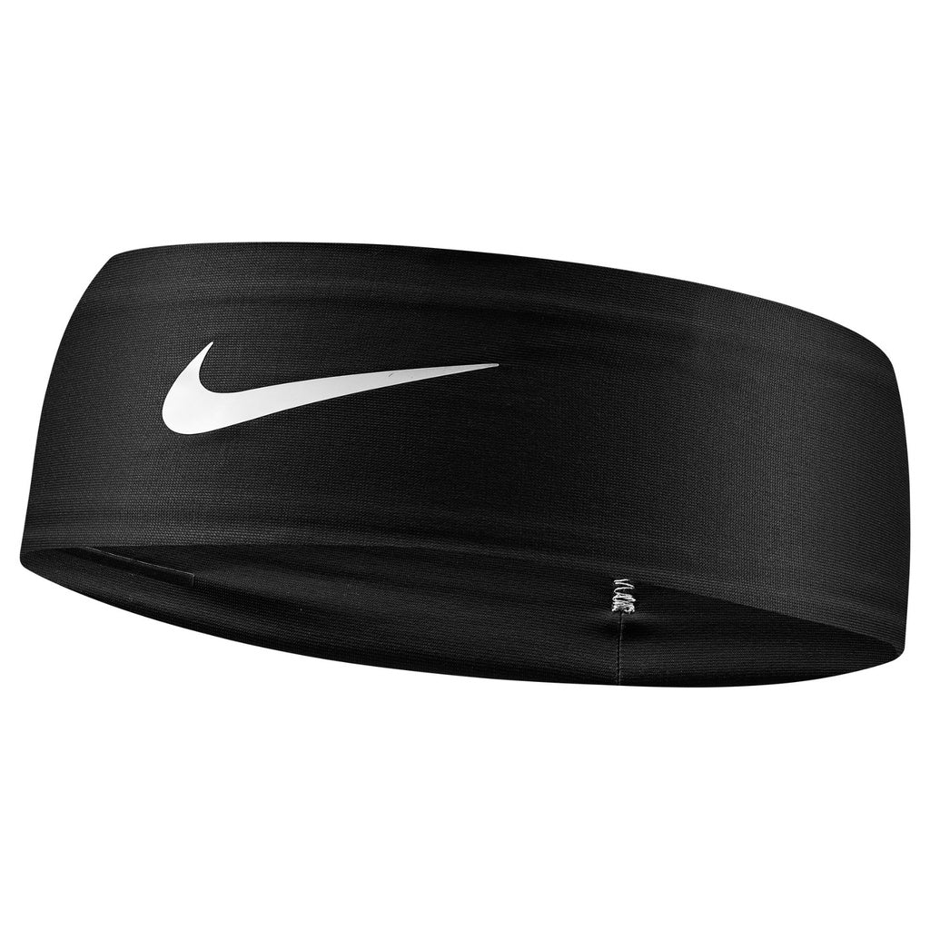 Nike Dri-Fit Fury Classic Headband Player Accessories Black/White - Third Coast Soccer