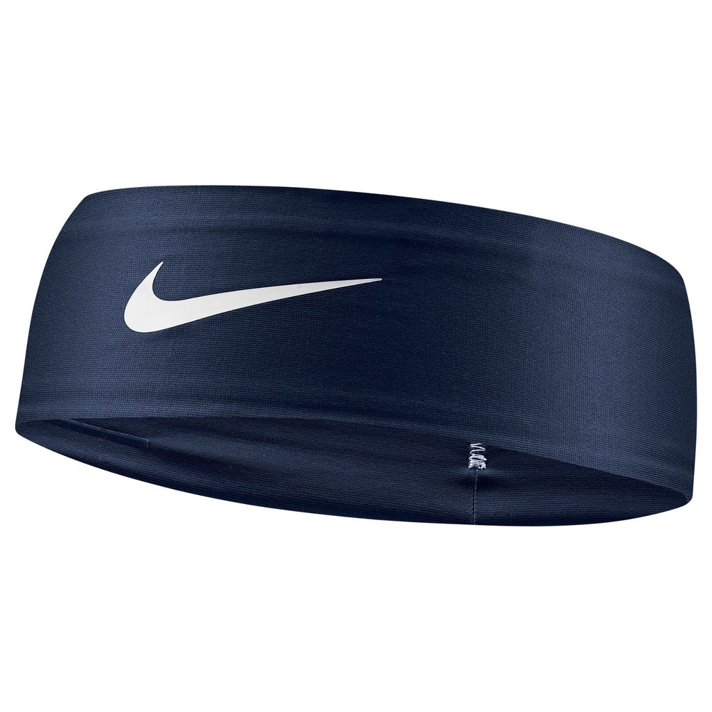 Nike Dri-Fit Fury Classic Headband Player Accessories College Navy/White - Third Coast Soccer