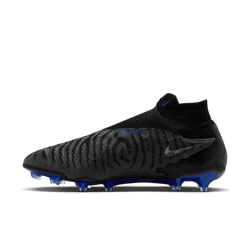 Nike Gripknit Phantom GX Elite Dynamic Fit FG - Black/Chrome/Hyper Royal Mens Footwear   - Third Coast Soccer