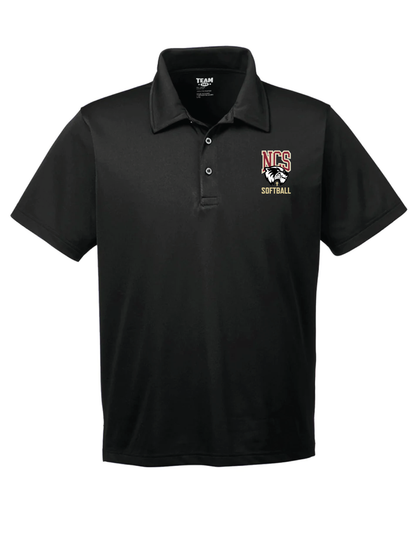 Northlake Christian Men's Team 365 Polo NCS Softball Black Mens Small - Third Coast Soccer