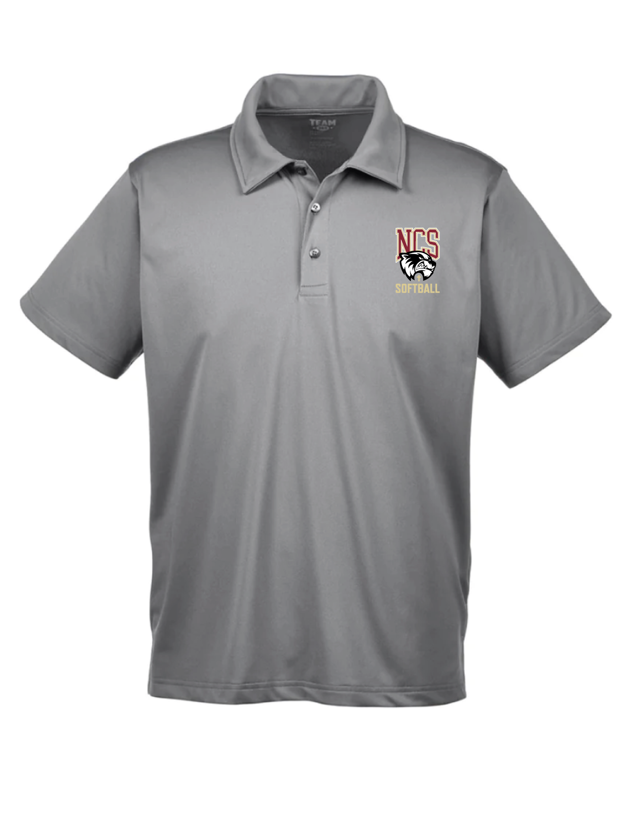 Northlake Christian Men's Team 365 Polo NCS Softball Sport Graphite Mens Small - Third Coast Soccer