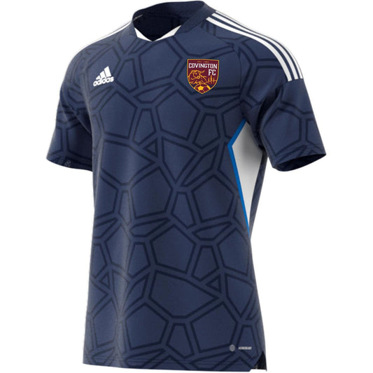 adidas CYSA Men's Condivo 22 Match Jersey - Navy Covington Youth Soccer Assoc. Mens Small Team Navy Blue/White - Third Coast Soccer