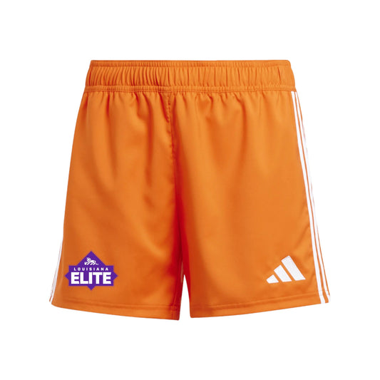 adidas LA Elite Women's Tastigo 25 Short - Orange Louisiana Elite Girls Orange Womens XXSmall - Third Coast Soccer