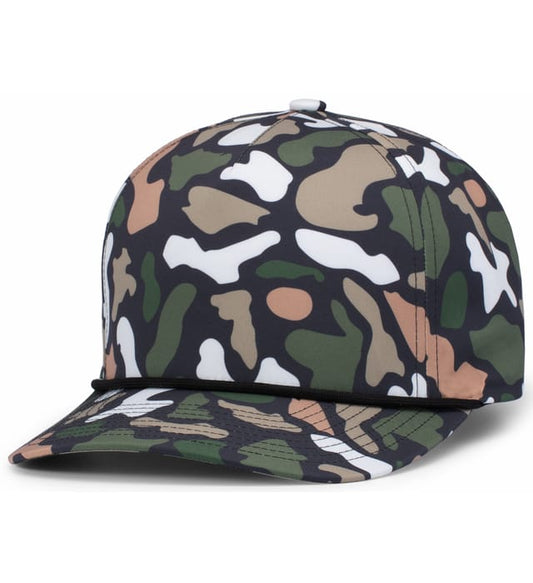 Pacific Headwear Duck Camo 5-Panel Trucker Cap Hats - Third Coast Soccer