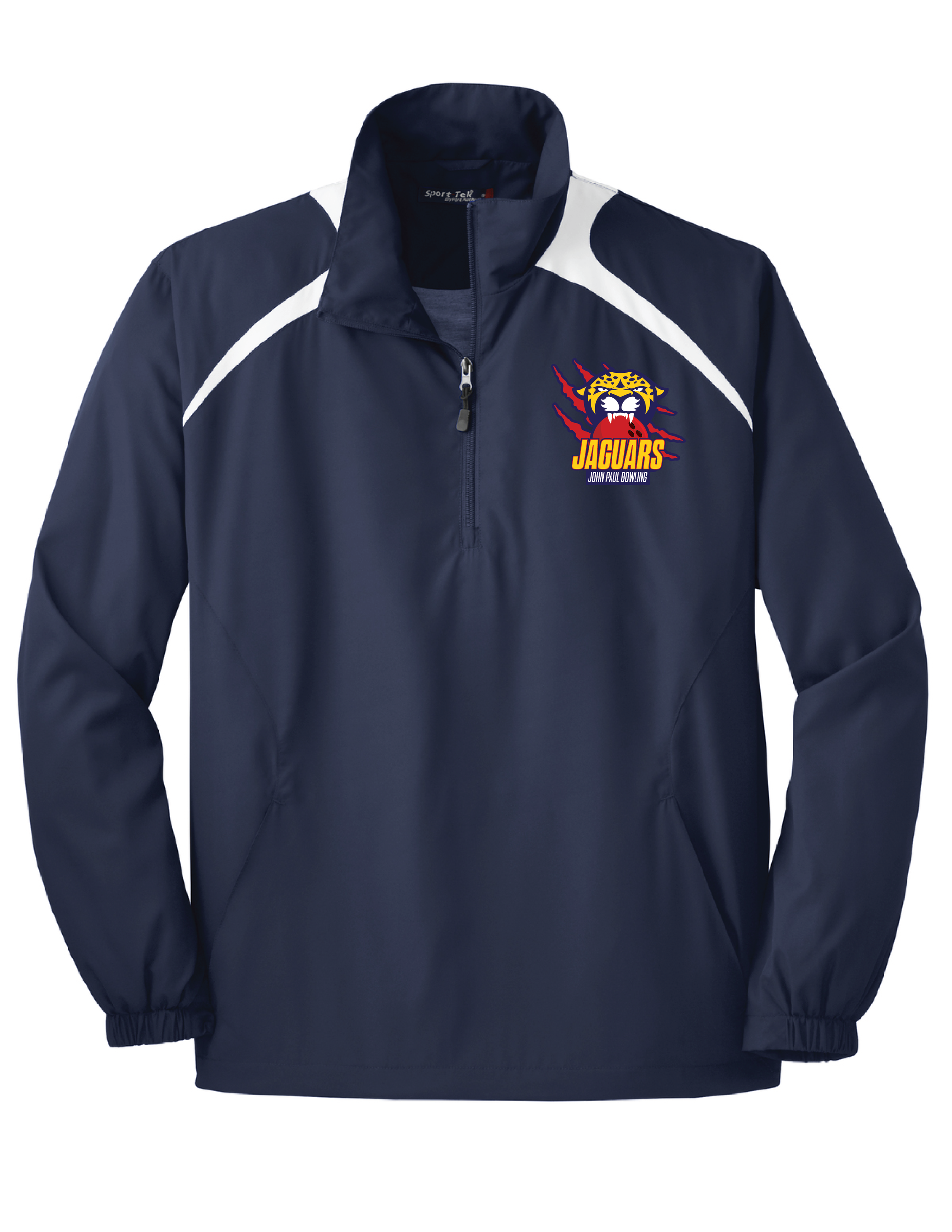 Sport-Tek Men's 1/2 Zip Wind Shirt PJP Bowling   - Third Coast Soccer