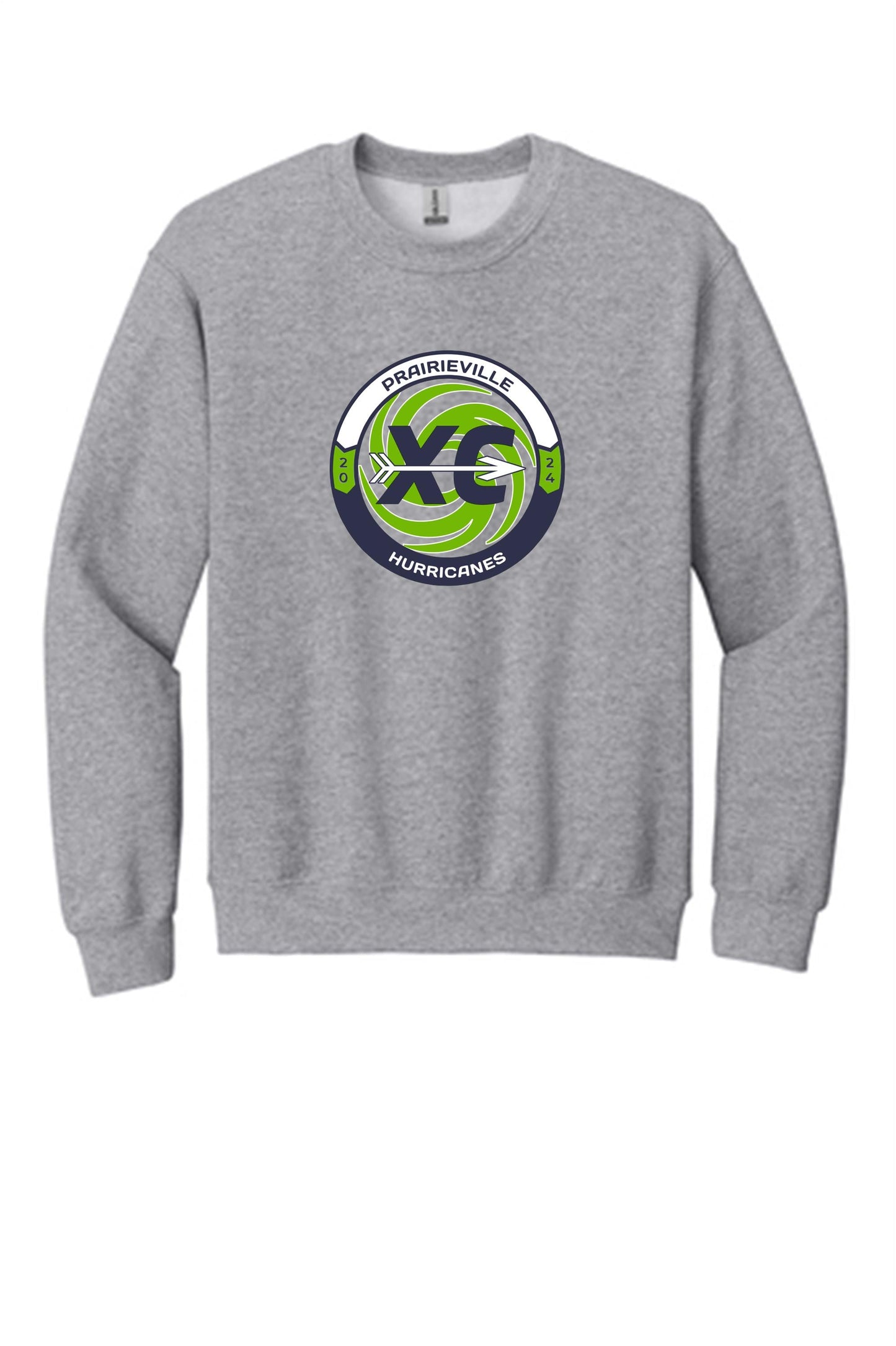 PVHS Cross Country Sweatshirt Prairieville High School Sport Grey Mens Small - Third Coast Soccer